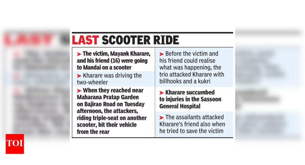 17 वर्षीय तरुणाची भरदिवसा वार करून हत्या, 3 अल्पवयीनांना ताब्यात