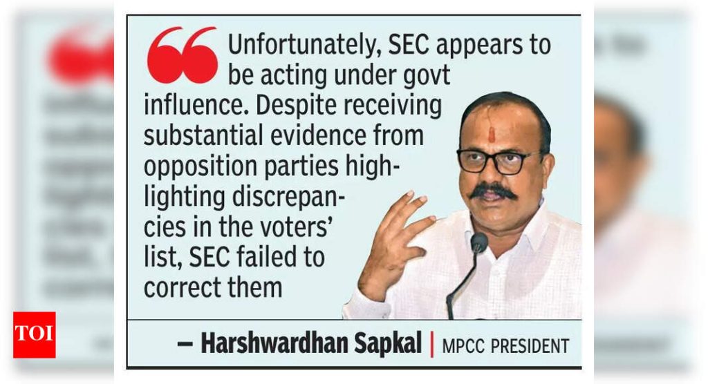 ‘सदोष’ मतदार याद्या असूनही निवडणुकीत घाई केल्याबद्दल विरोधकांनी एसईसीवर टीका केली