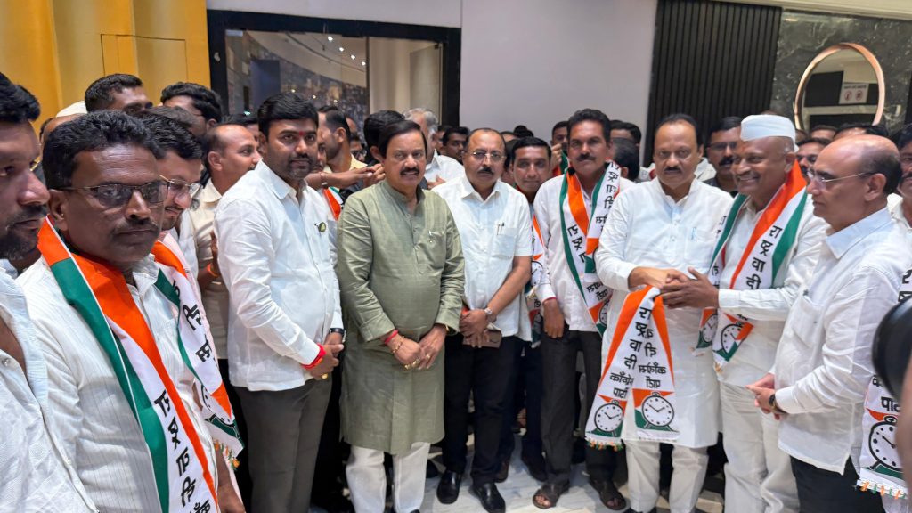 न.प. निवडणुकीच्या पार्श्वभूमीवर पाथरीत मान्यवरांचा राष्ट्रवादी काँग्रेसमध्ये प्रवेश