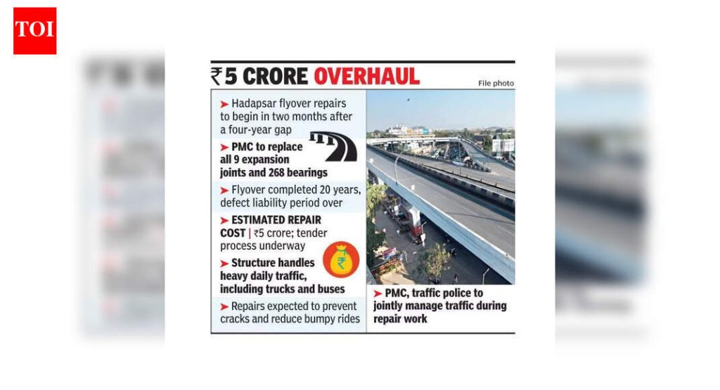 2022 नंतर हडपसर उड्डाणपुलाची दुरुस्ती होणार आहे