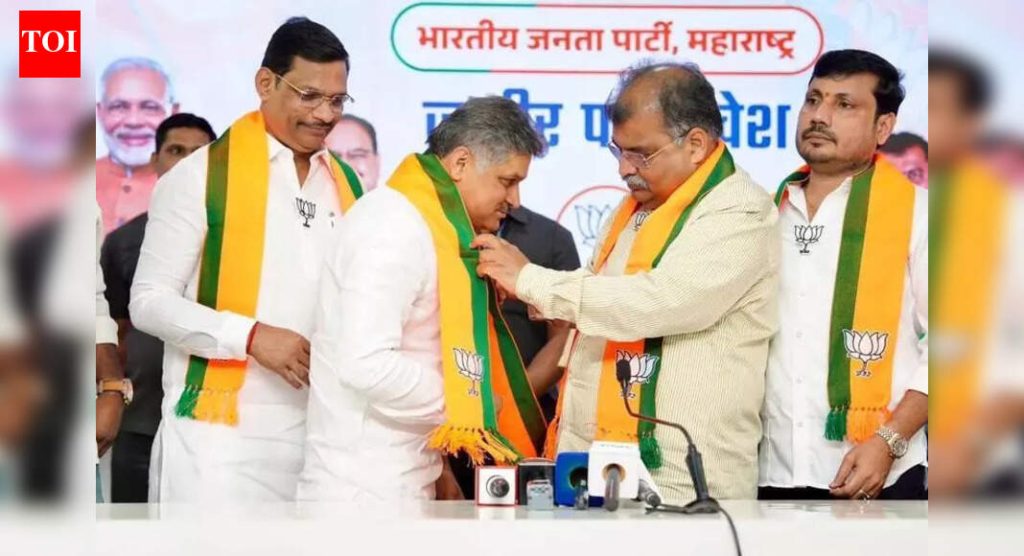 अजित पवार यांच्या नेतृत्वाखालील राष्ट्रवादीच्या आणखी दोन माजी नगरसेवकांसह राष्ट्रवादीचे (एसपी) राहुल कलाटे यांनी पिंपरी चिंचवडमध्ये भाजपमध्ये प्रवेश केला.