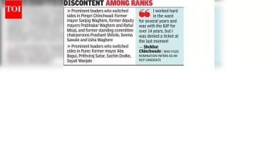 निष्ठावंतांच्या जागी नवीन प्रवेश केल्याने, असंतुष्ट कार्यकर्त्यांनी पक्ष बदलून अपक्ष म्हणून निवडणूक लढवली