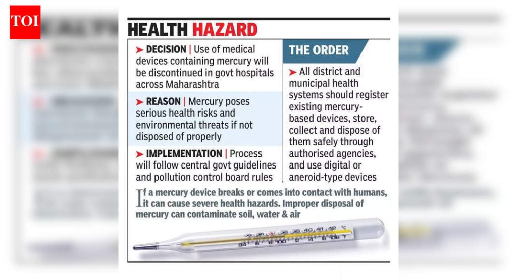पारा असलेल्या वैद्यकीय उपकरणांचा वापर बंद करण्यासाठी सरकारी आरोग्य केंद्रे