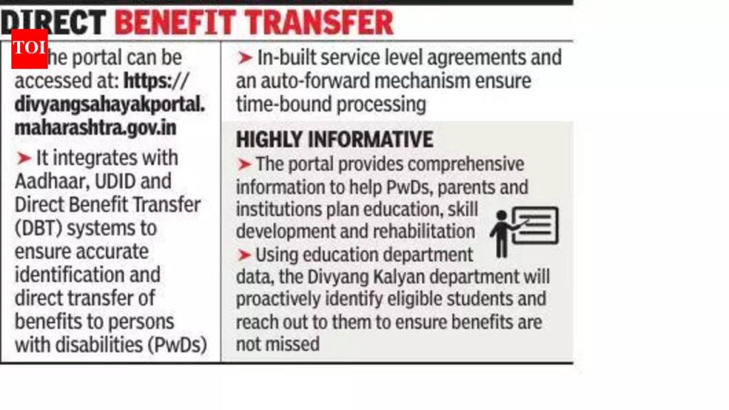 अपंग लोकांसाठी कल्याणकारी वितरण सुलभ करण्यासाठी एकात्मिक पोर्टल