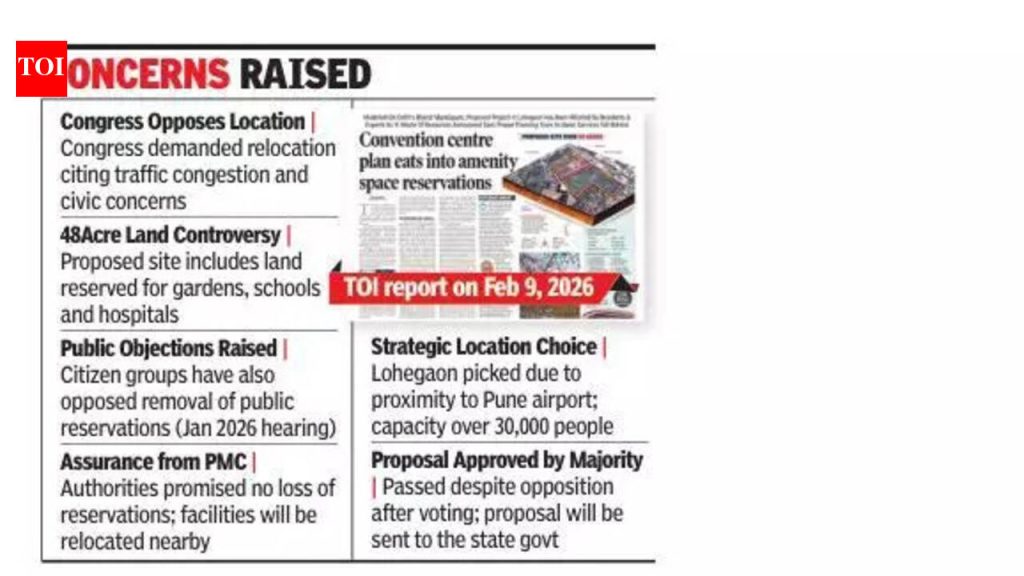 लोहगाव कन्व्हेन्शन सेंटरला पाठीशी घालण्यासाठी भाजप आणि राष्ट्रवादीने हातमिळवणी केली