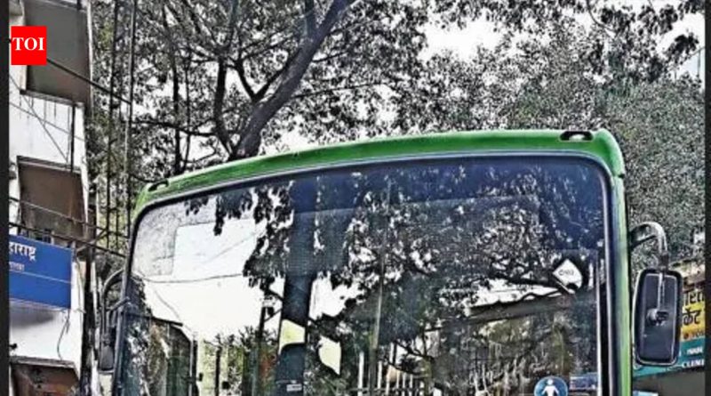 बस थांबवणाऱ्या ३ पैकी दोन पोलिसांनी ब्रेक पेडल दाबण्यासाठी हात वापरले