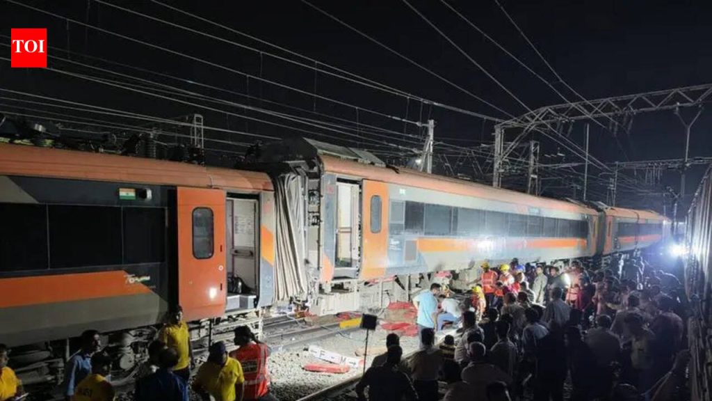 पुण्यात वंदे भारतचा डबा रुळावरून घसरला; कोणालाही दुखापत झाली नाही, सेवा प्रभावित