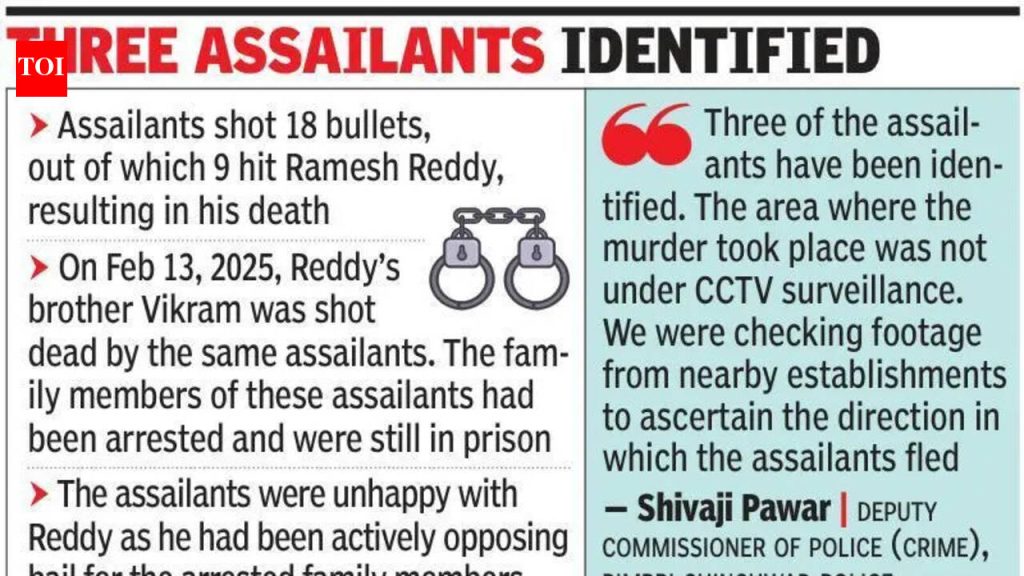 देहू रोड गोळीबारातील पीडितेला नऊ गोळ्या लागल्याचे पोलिसांनी सांगितले