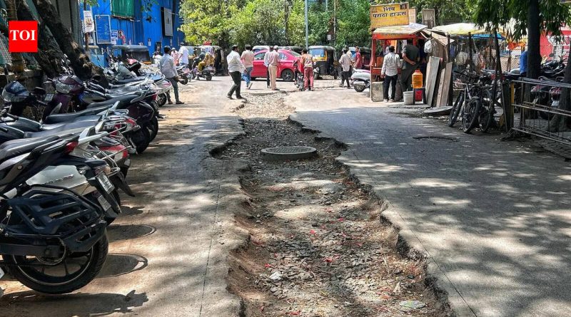 डेडलाइन पाच दिवसांत संपते, पण खड्डे पडलेले रस्ते दुरुस्तीच्या प्रतीक्षेत आहेत