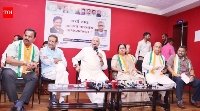 एनडीए सरकारसाठी येणारे आर्थिक संकट ही पहिली खरी परीक्षा आहे, असे माजी एफएम सिन्हा | पुणे बातम्या