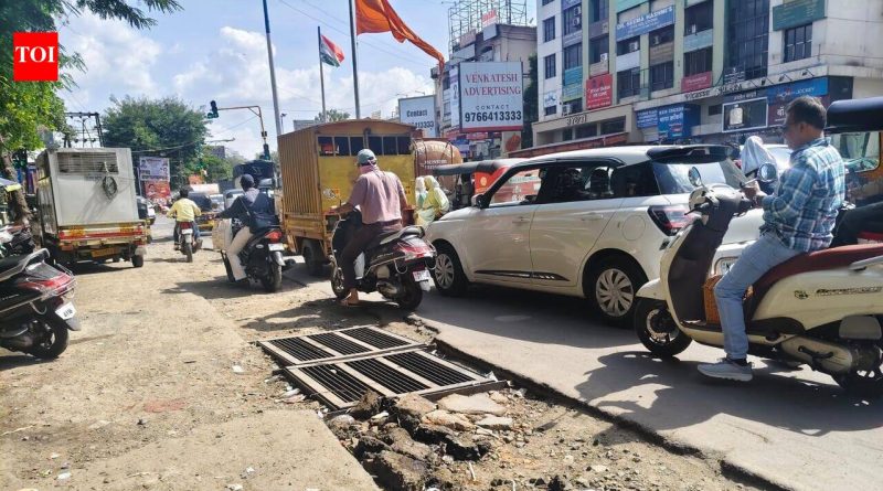 की कोंढवा जंक्शनवर खोदकामानंतर दुरूस्ती न झालेल्या रस्त्यामुळे पावसाळ्यात पुराची भीती की कोंढवा जंक्शनवर खोदकामानंतर दुरूस्ती न झालेल्या रस्त्यामुळे पावसाळ्यात पुराची भीती