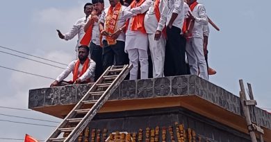 दिलेला शब्द पाळला; सेलू कॉर्नरवर विराजमान झाले शिवराय